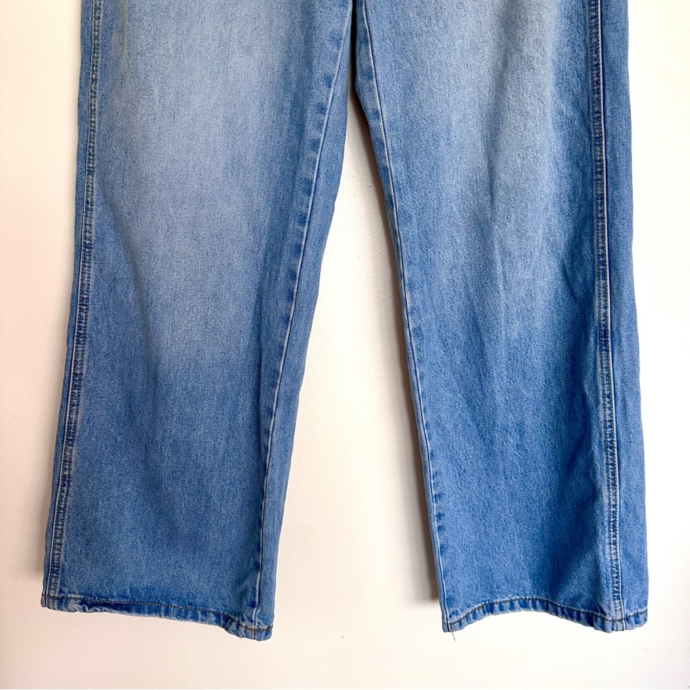 Telepatia Cherry Pocket Classic Denim Wide Leg Jeans Size 9/29 - Picture 4 of 12